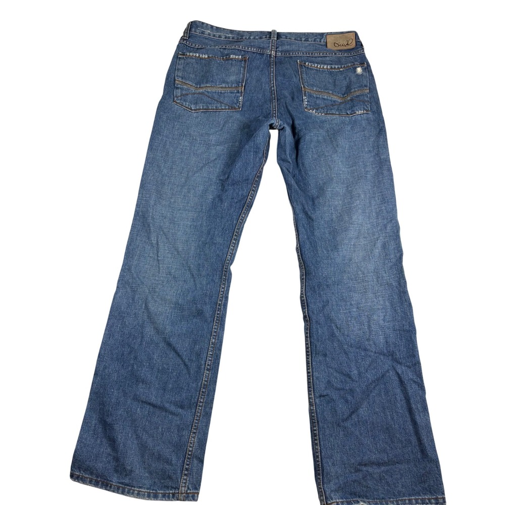 O'Neill Jeans Mens 36x31 Y2K Bootcut Blue Surf Skate Denim Distressed Vintage - Picture 2 of 10